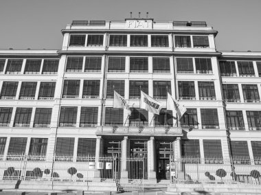 siyah ve beyaz fiat lingotto Torino