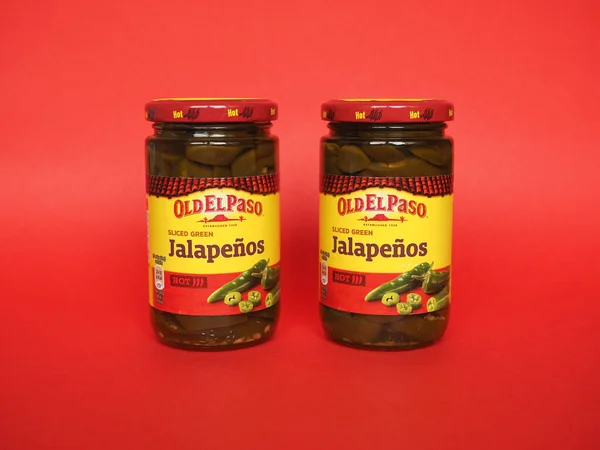 Minneapolis Usa Circa Červen 2021 Jar Old Paso Krájený Zelený — Stock fotografie