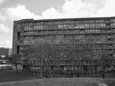 siyah-beyaz robin hood gardens Londra