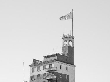 siyah ve beyaz torre littoria Torino