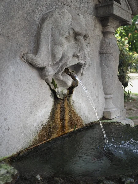 Fontana Dei Mascheroni Torino Italia — Foto Stock