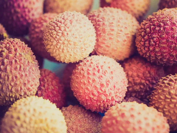 Retro-look lychee — Stockfoto