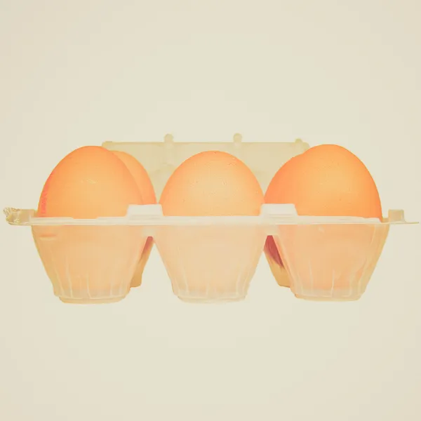 Retro ματιά Αυγά εικόνα — Φωτογραφία Αρχείου