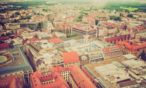 Leipzig luftbild — Stockfoto