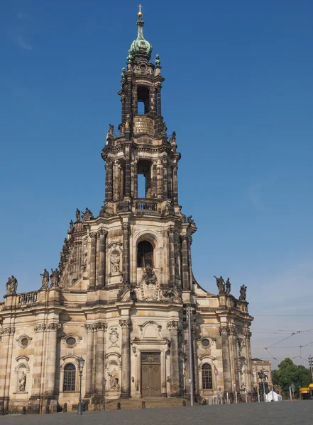 Dresda Hofkirche — Foto Stock