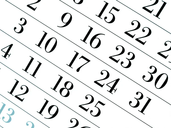 Calendário — Fotografia de Stock