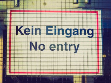 Retro görünüm işareti resim