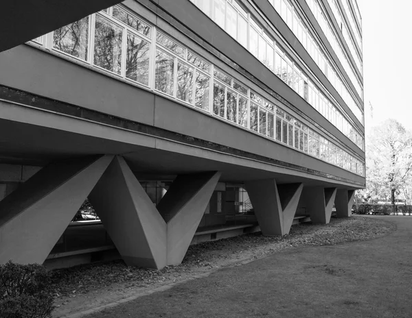 Black and white Hansaviertel in Berlin — Stock Photo, Image