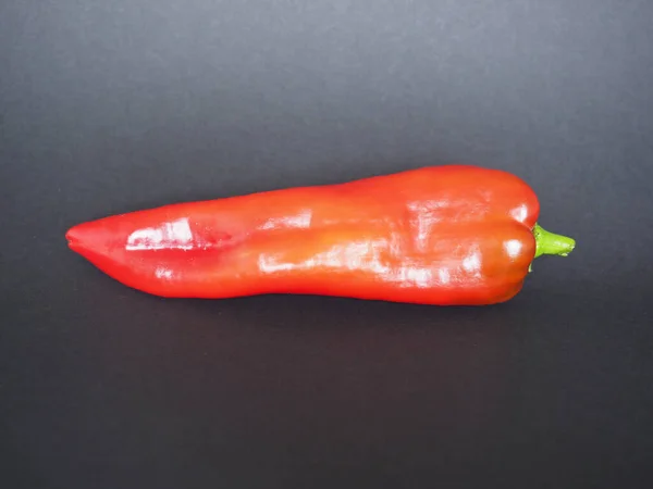 Röd Paprika Vetenskapligt Namn Capsicum Aka Paprika Grönsaker Vegetarisk Mat — Stockfoto