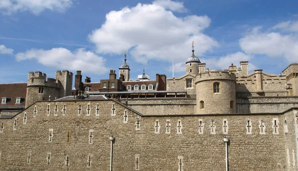 Tower London Middeleeuws Kasteel Gevangenis — Stockfoto