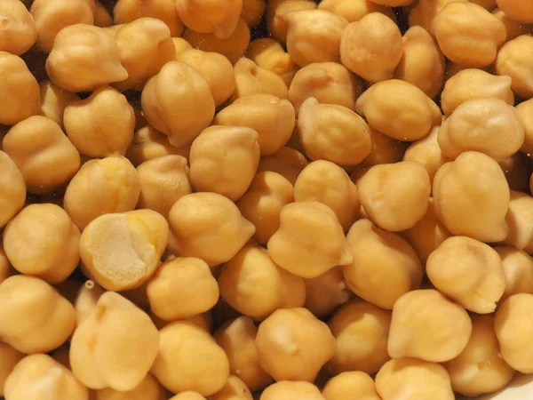 Garbanzos Nombre Científico Cicer Arietinum Legumbres Comida Vegetariana —  Fotos de Stock