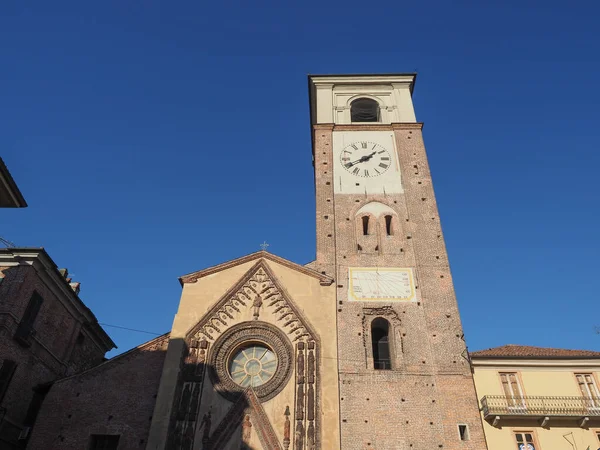 Catedral Duomo Santa Maria Assunta Chivasso Itália — Fotografia de Stock