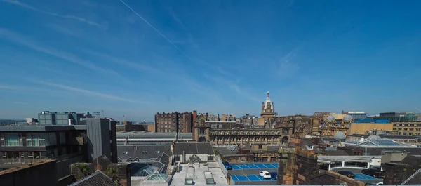 Aerial View City Glasgow — Stock Photo, Image