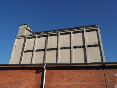 İtalya, Chivasso 'daki eski değirmenin kalıntıları.