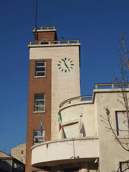 Casa Del Fascio Binası Eski Yerel Faşist Şube Merkezi Chivasso — Stok fotoğraf