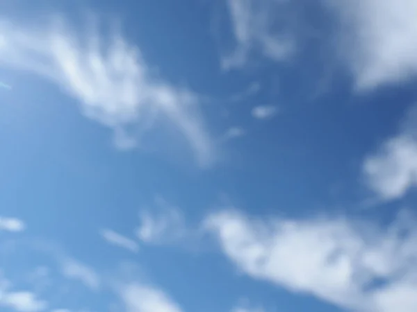 Out Focus Blue Sky Clouds Useful Background — Stock Photo, Image