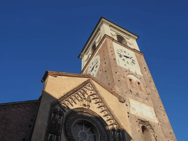 意大利Chivasso的Duomo Santa Maria Assunta大教堂 — 图库照片