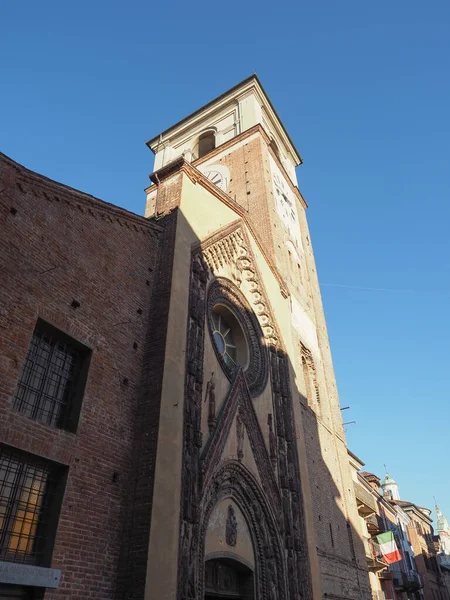 Chivasso Italien Circa December 2021 Domkyrkan Duomo Santa Maria Assunta — Stockfoto