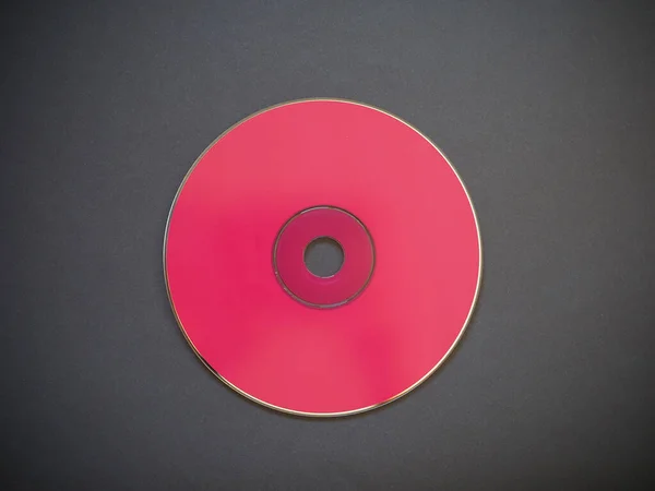 Compact Disc Rosa Registrazione Musica Dati — Foto Stock