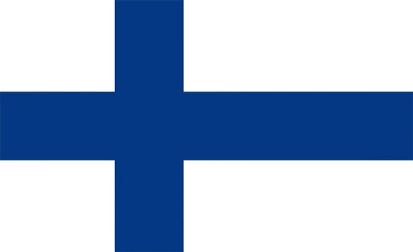 Bandiera Nazionale Finlandese Della Finlandia Europa Testurizzata — Foto Stock