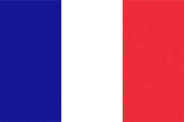 French National Flag France Europe Texturized — Stock Photo, Image