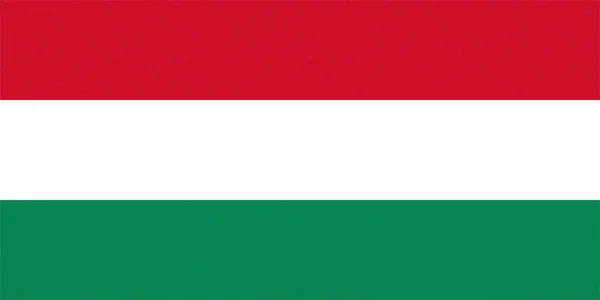 Hungarian National Flag Hungary Europe Texturized — Stock Photo, Image