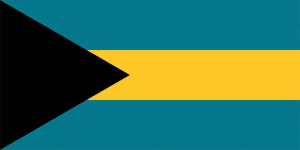 Bahamaanse Nationale Vlag Van Bahama Amerika Getextureerd — Stockfoto