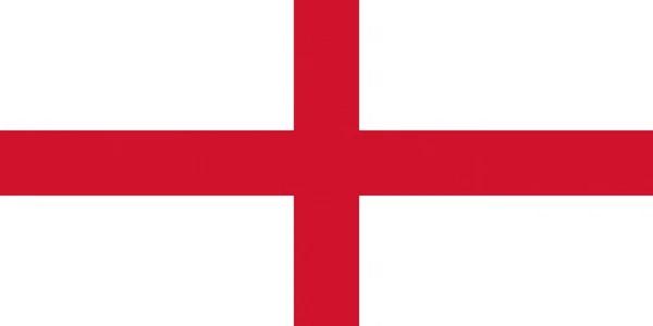 Английский Национальный Флаг Англии Текстурированный Великобритании — стоковое фото