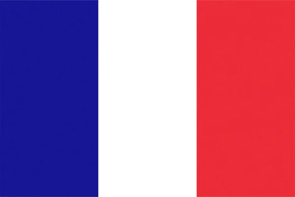 Bandeira Nacional Francesa França Europa Texturizado — Fotografia de Stock