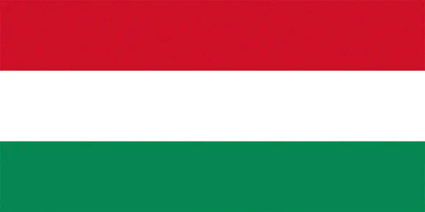 Hungarian National Flag Hungary Europe Texturized — Stock Photo, Image