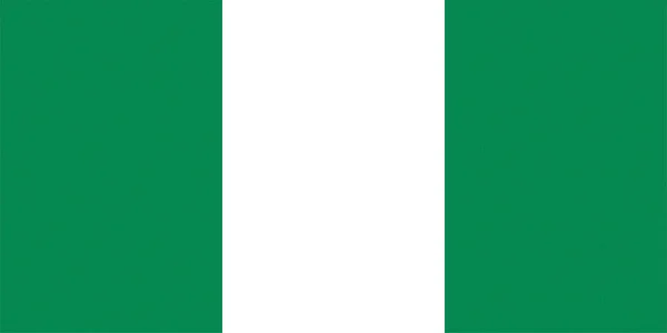Nigerijská Národní Vlajka Nigérie Afrika — Stock fotografie