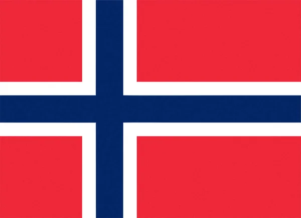 Νορβηγική Εθνική Σημαία Της Νορβηγίας Ευρώπη Texturized — Φωτογραφία Αρχείου