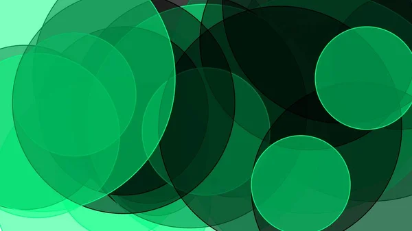 Abstrato Minimalista Verde Cinza Ilustração Com Círculos Fundo Branco — Fotografia de Stock