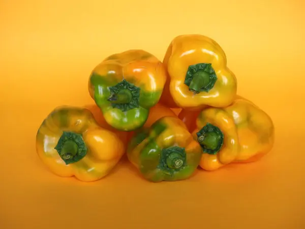 黄色いピーマン Capsicum Aka Bell Peopel 野菜ベジタブルフード — ストック写真