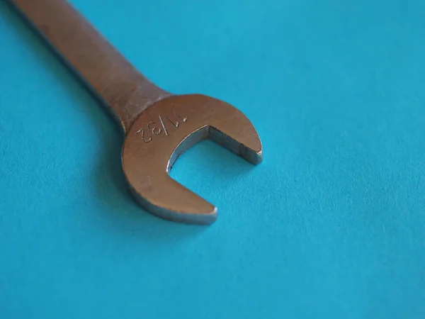 Κλειδί Aka Κλειδί Εργαλείο Που Χρησιμοποιείται Για Μετατρέψει Την Περιστροφική — Φωτογραφία Αρχείου