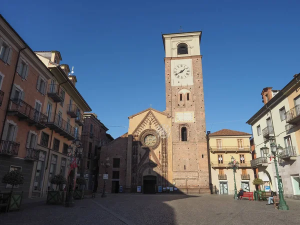 Chivasso イタリア Circa 2021年12月 ドゥオモ サンタ マリア アスンタ大聖堂教会 — ストック写真