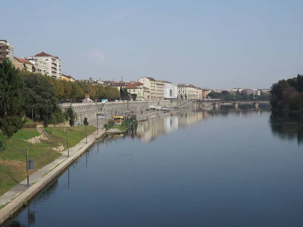 Turin Italie Circa Octobre 2021 Fiume Signifiant Rivière — Photo
