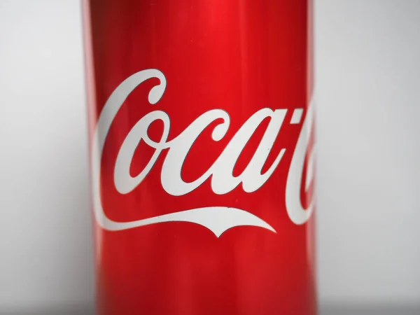 Atlanta Eua Fevereiro Circa 2022 Lata Coca Cola — Fotografia de Stock