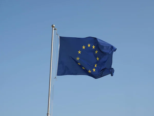 Прапор Європейського Союзу Ака Європа — стокове фото