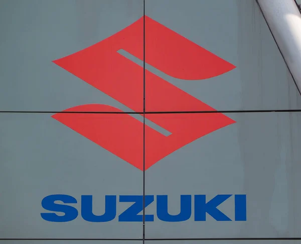 Tokyo Japan Circa February 2022 Suzuki Car Dealer Storefront Sign — Stock Photo, Image