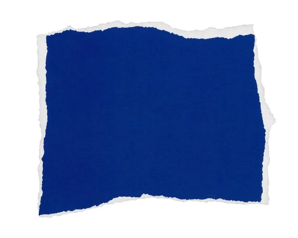 Blå Pappersetikett Med Kopieringsutrymme — Stockfoto