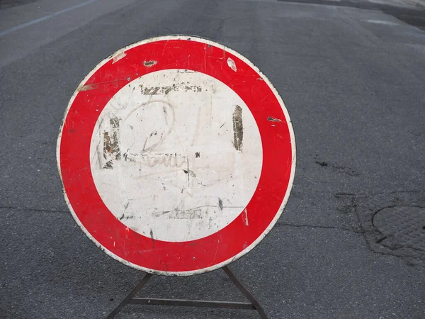 Правила Дорожного Движения Запрещены — стоковое фото