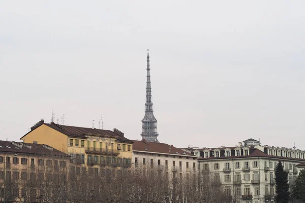 Talya Torino Daki Köstebek Antonelliana Kulesi — Stok fotoğraf