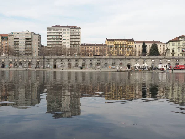 Turin Circa February 2022 Úbočí Řeky Turíně — Stock fotografie