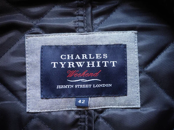 London Circa February 2022 Charles Tyrwhitt Sign Coat — Stock Photo, Image