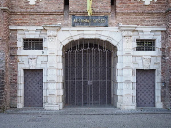 Cittadella Antik Askeri Kışlası Şimdi Torino Talya Daki Museo Nazionale — Stok fotoğraf