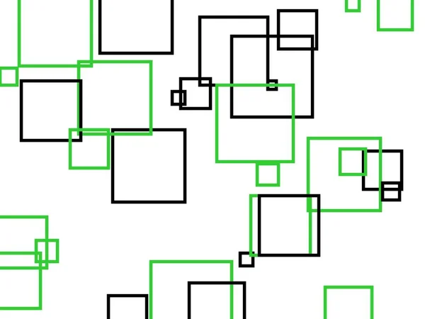 Αφηρημένη Μινιμαλιστική Πράσινη Γκρι Απεικόνιση Τετράγωνα Και Λευκό Φόντο — Φωτογραφία Αρχείου