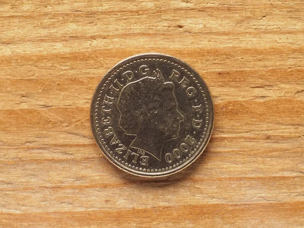 London Circa 2022 Five Pence Coin Obverse Side Showing Portrait — 图库照片