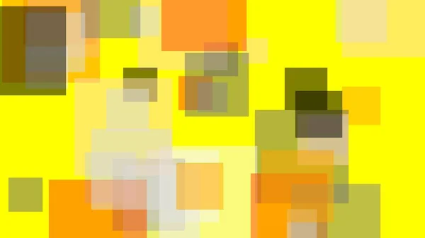 Abstract Minimalist Grey Orange Illustration Squares Yellow Background — Foto de Stock
