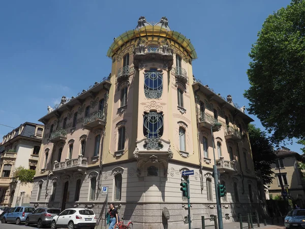 Turin Italien Circa Maj 2022 Casa Fleur Aka Casa Fenoglio — Stockfoto